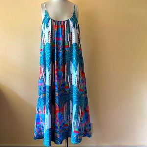 Mara Hoffman palm tree print dress